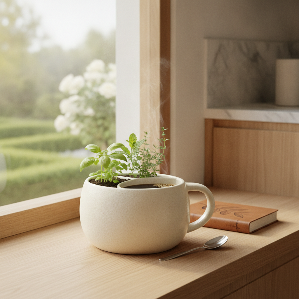 Ceramic Herb Garden Mug