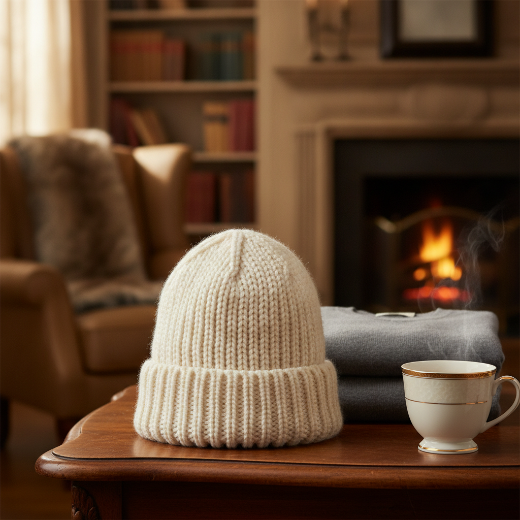 Hand-Knitted Beanie
