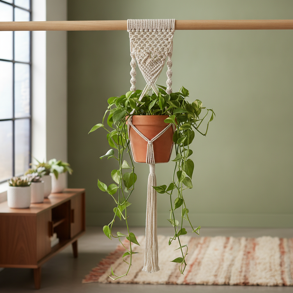 Handmade Macrame Plant Hanger