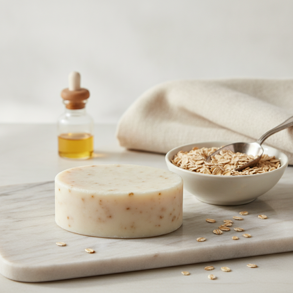 Handmade Oatmeal Soap Bar