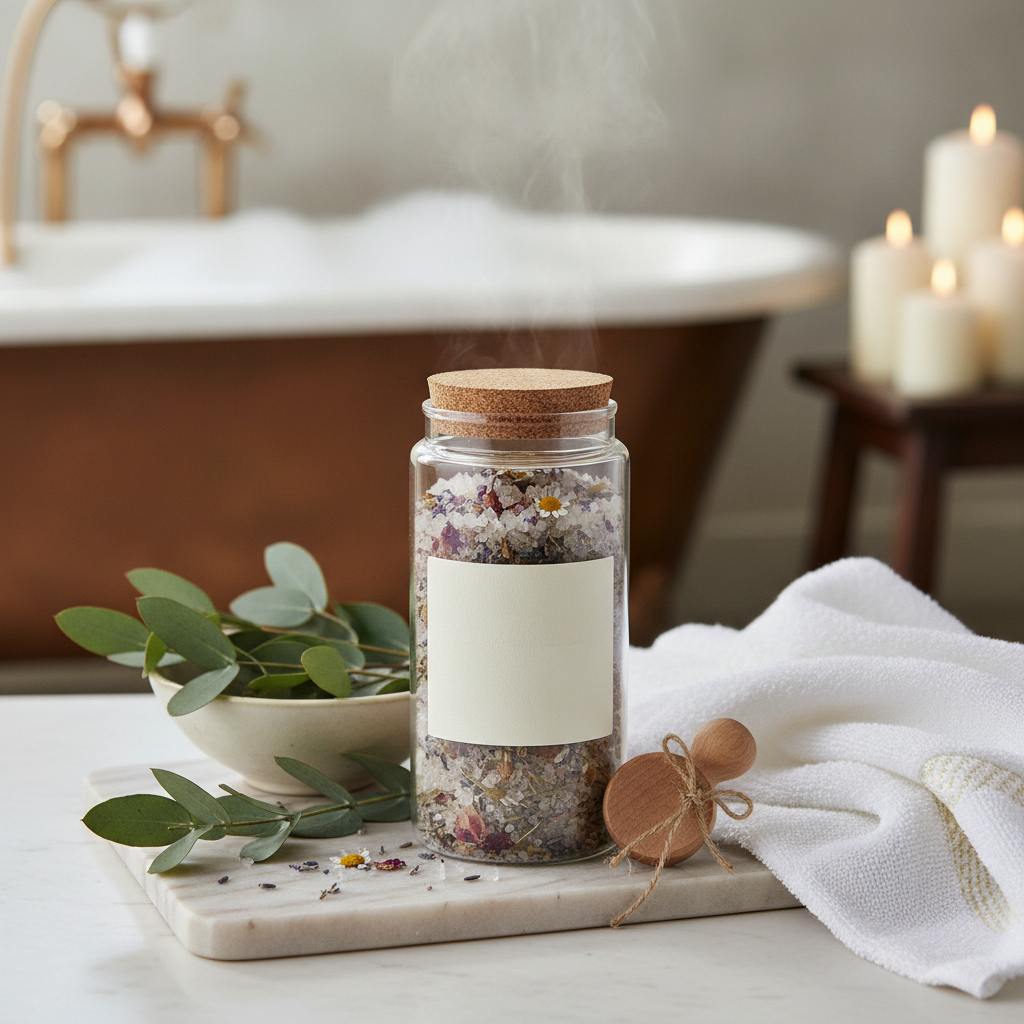 Natural Herbal Bath Salts